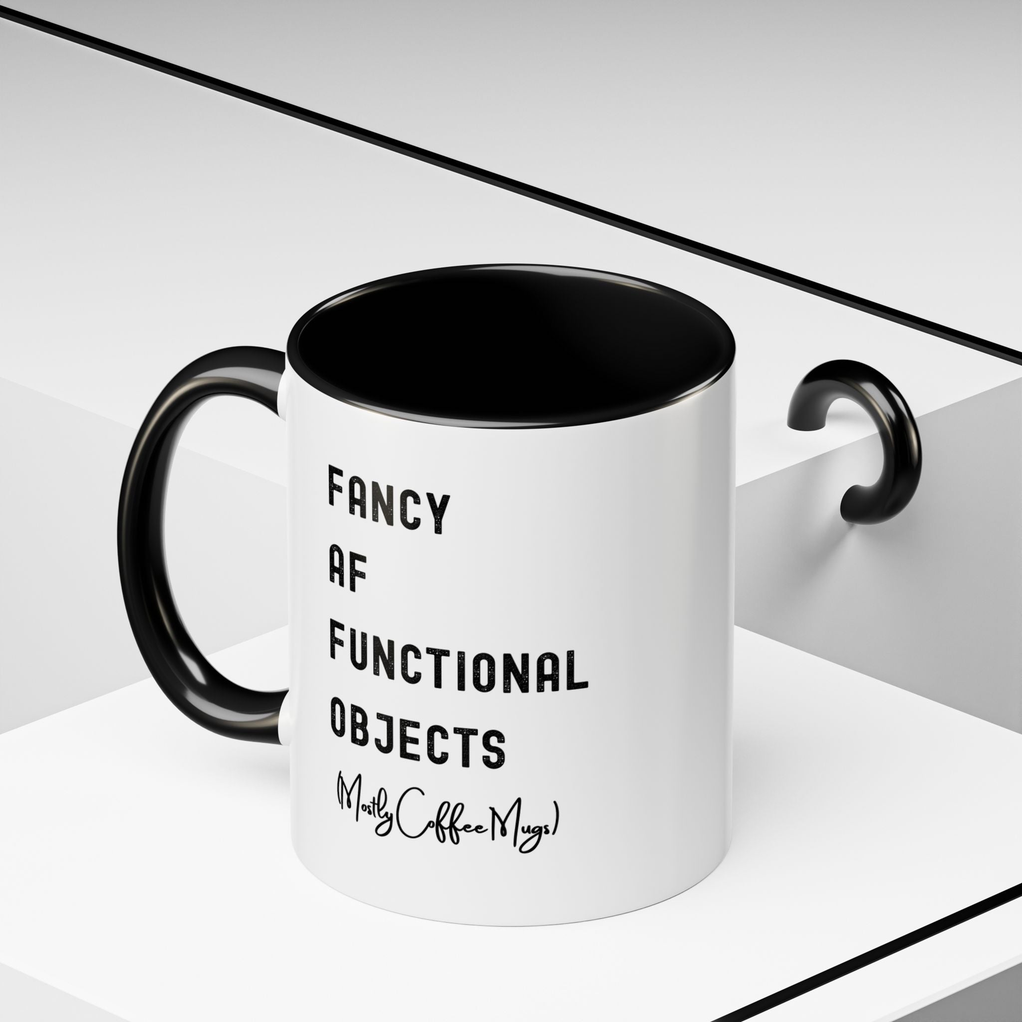 Fancy AF Functional Objects Color Accent Mug