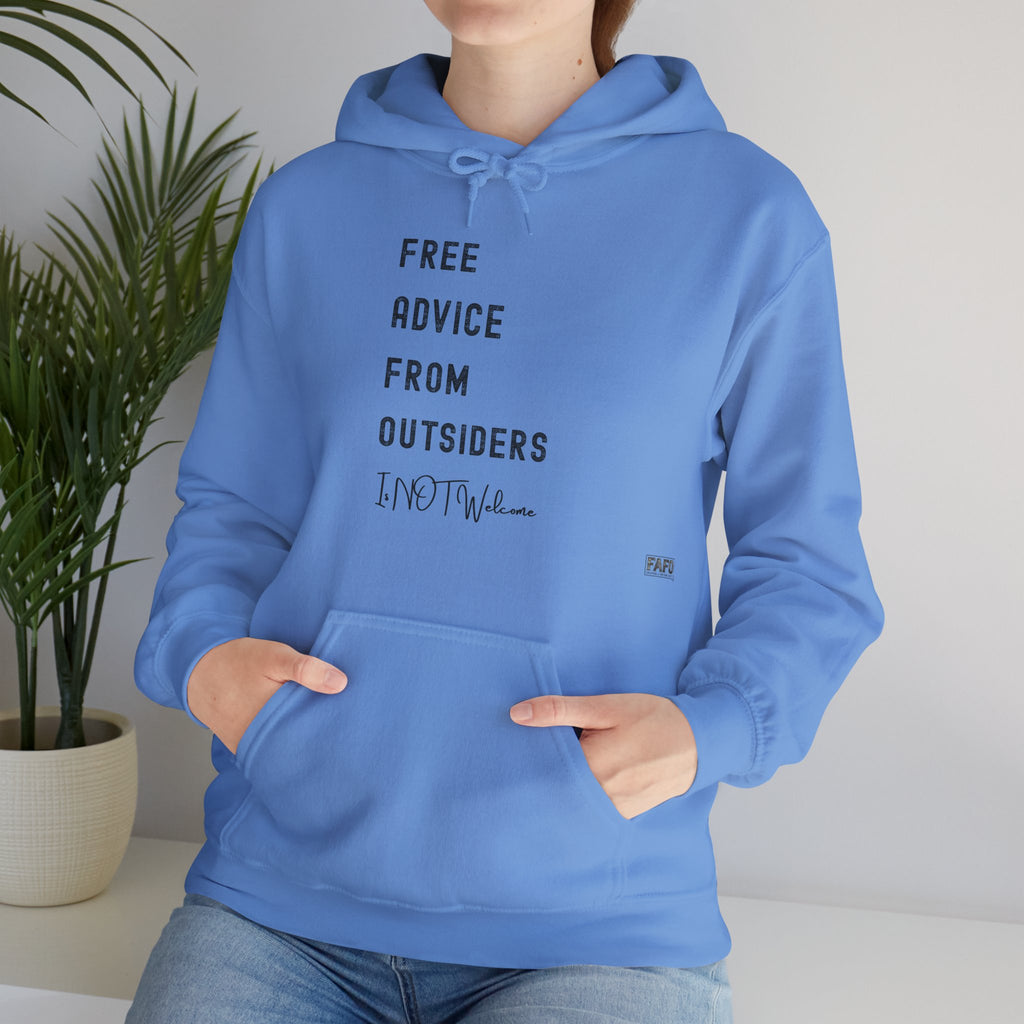Free Advice From Outsiders Hoodie
