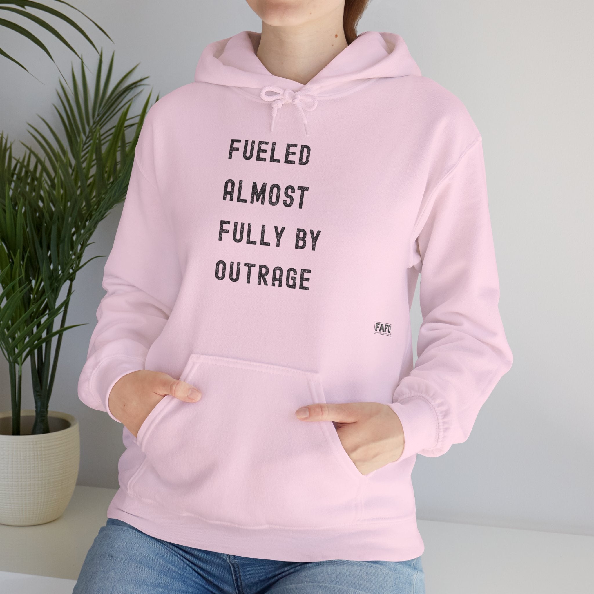 Fueled Almost Fully By Outrage Hoodie