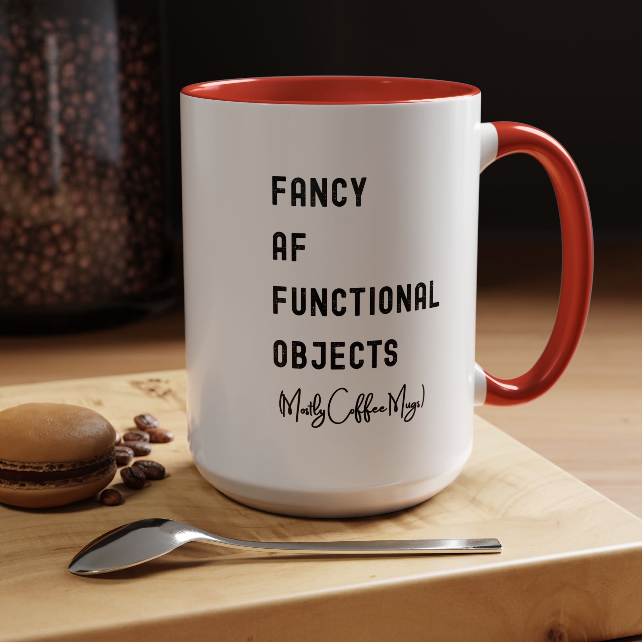 Fancy AF Functional Objects Color Accent Mug