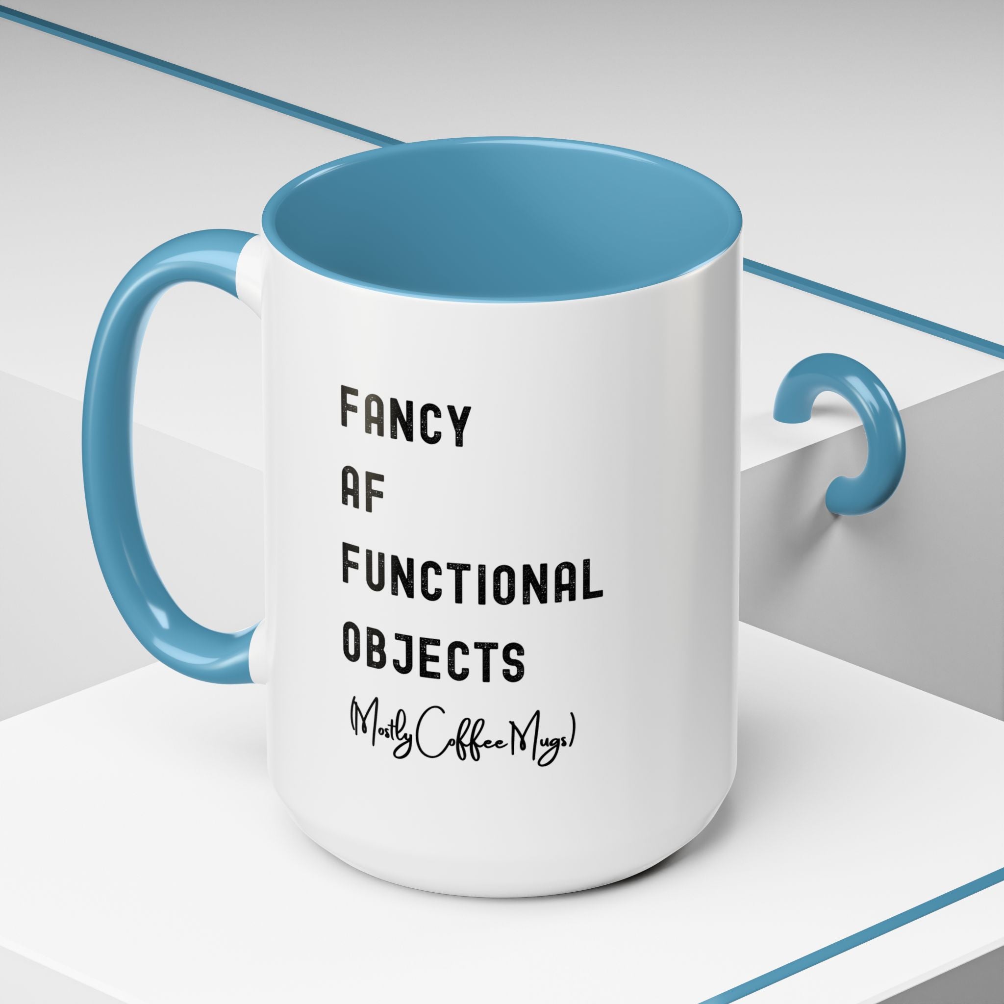 Fancy AF Functional Objects Color Accent Mug
