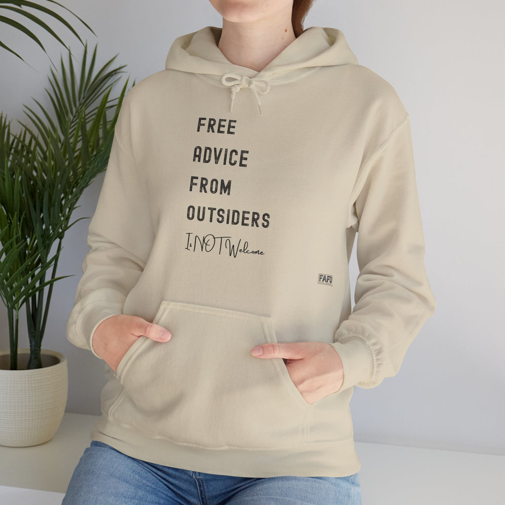 Free Advice From Outsiders Hoodie