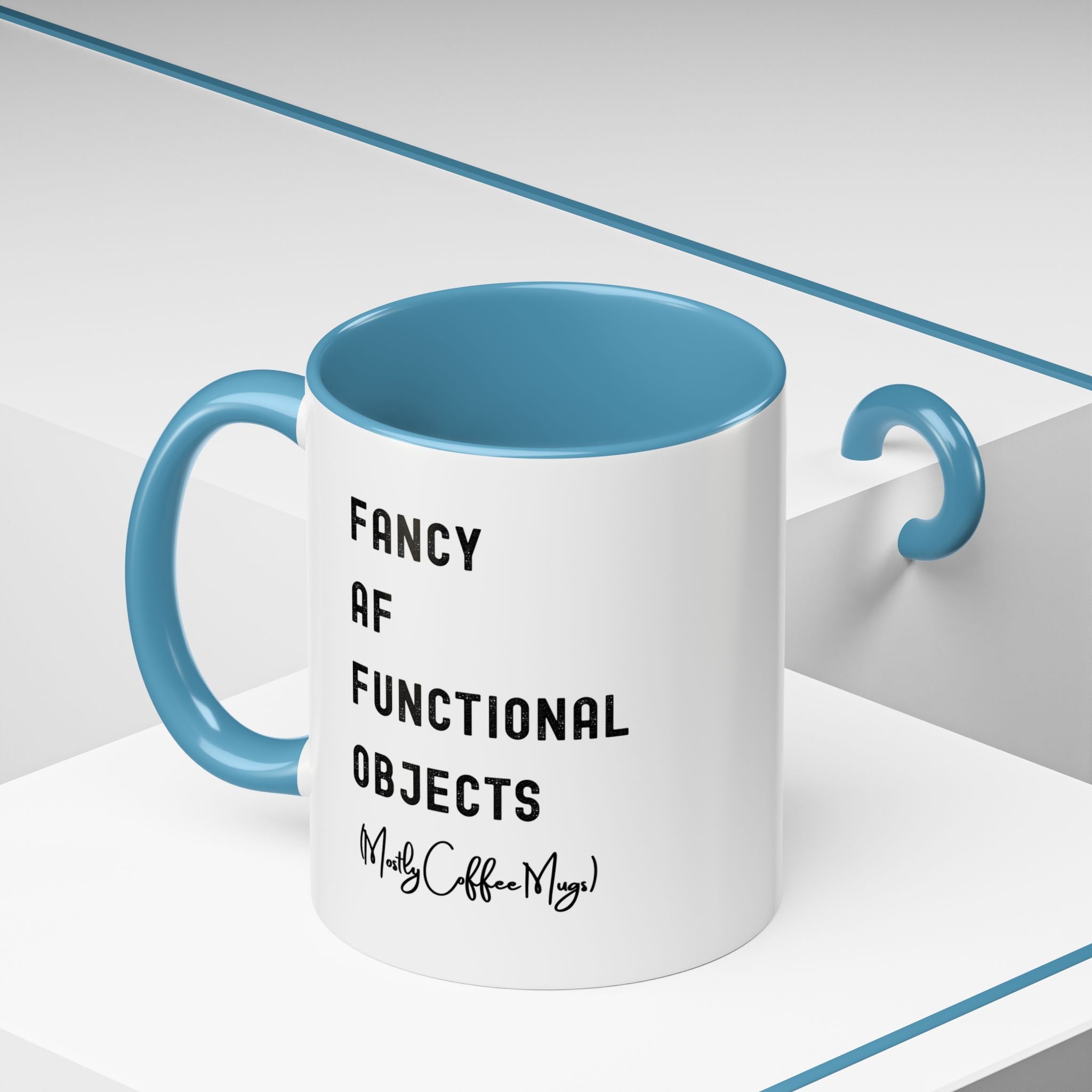 Fancy AF Functional Objects Color Accent Mug