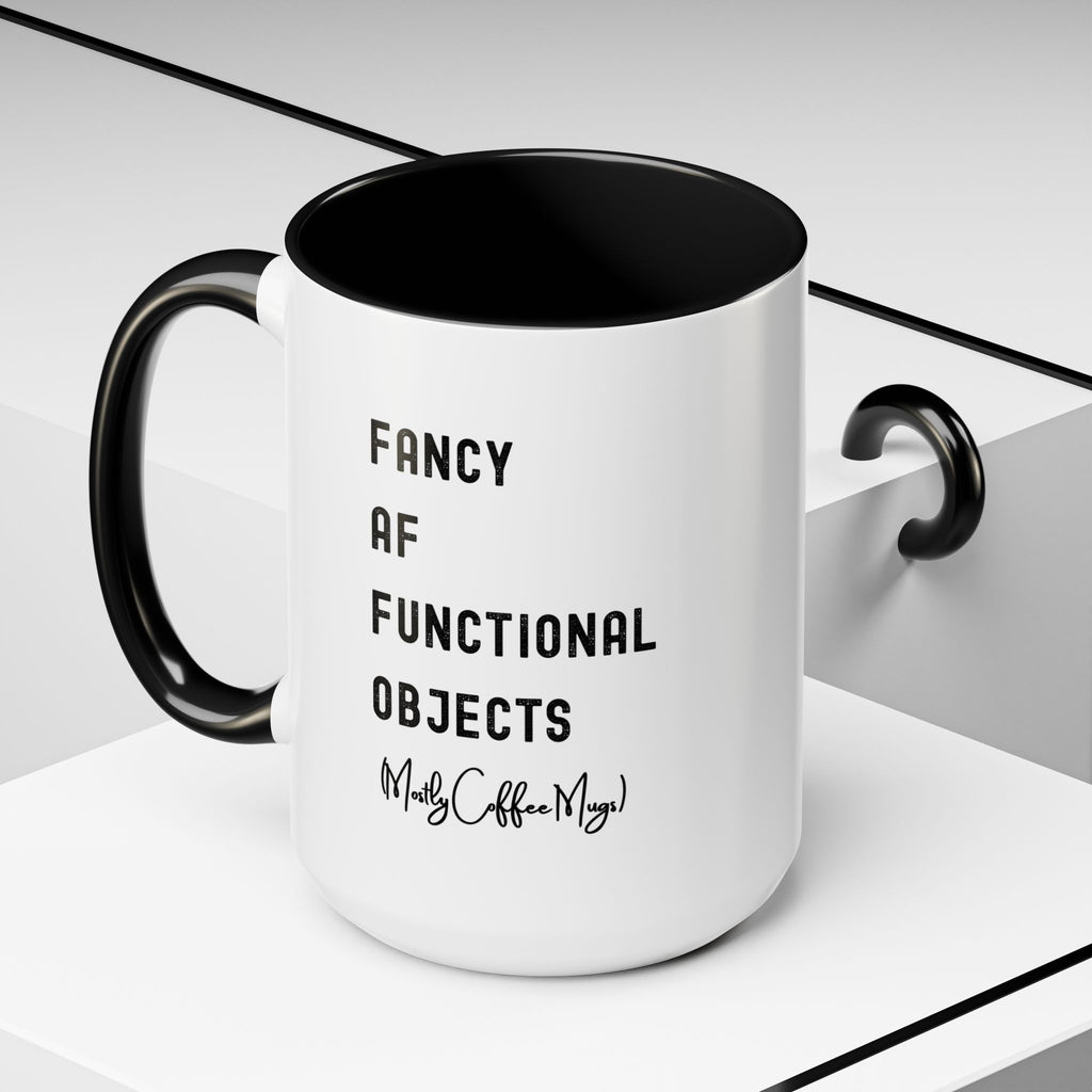 Fancy AF Functional Objects Color Accent Mug