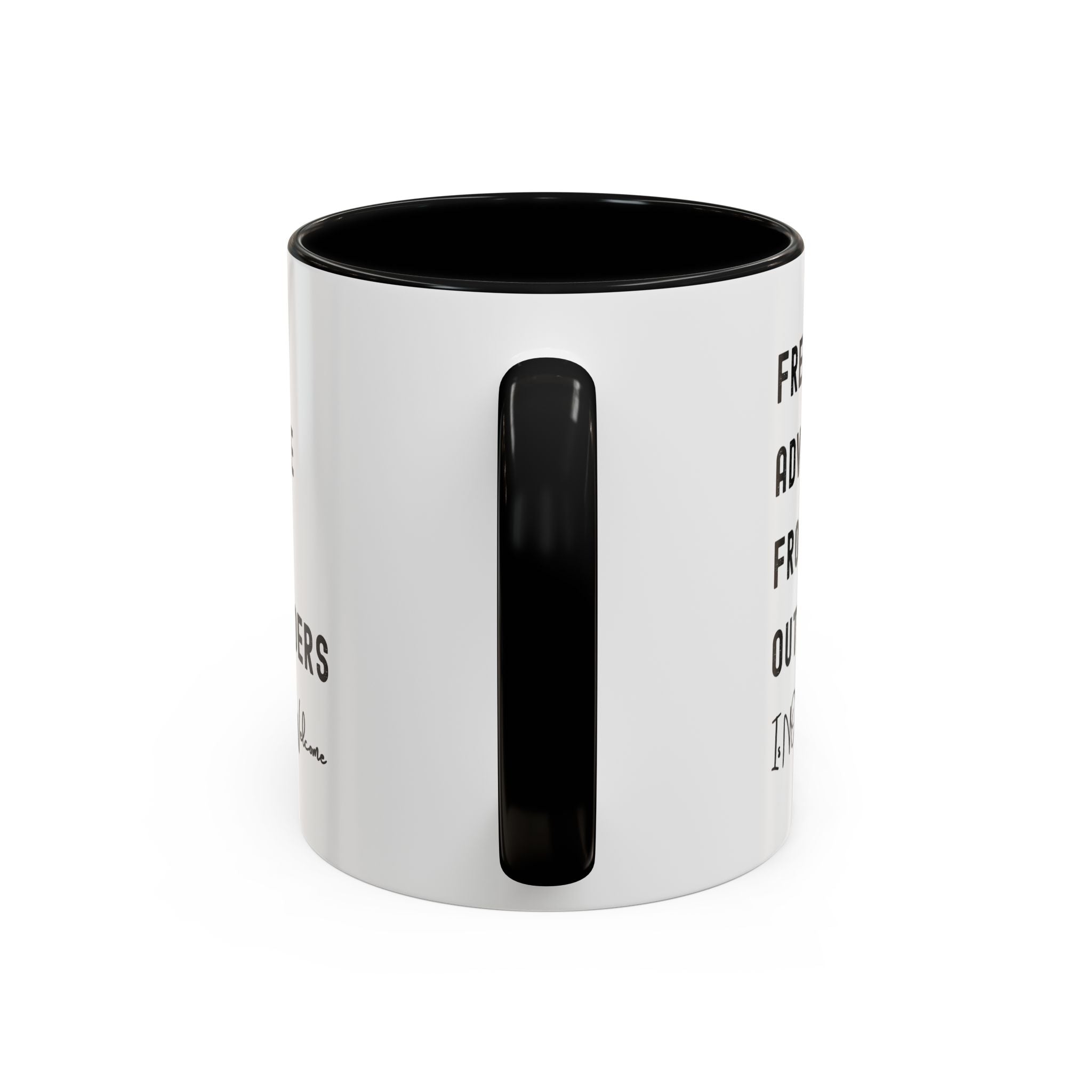 Free Advice From Outsiders Color Accent Mug
