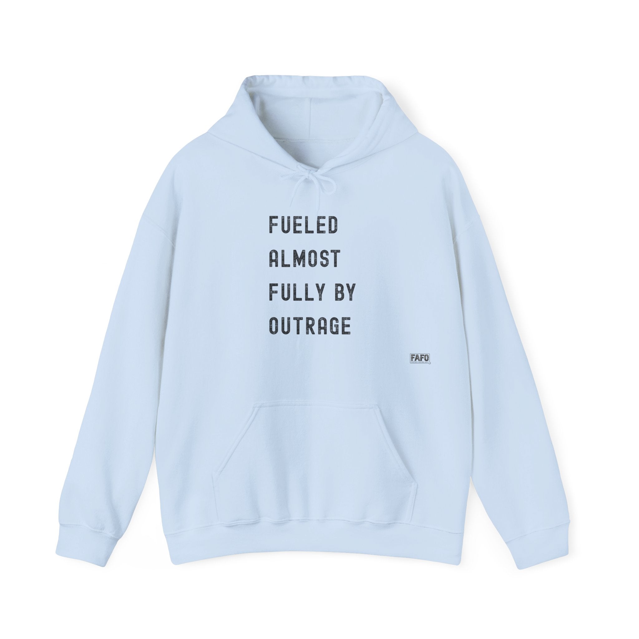 Fueled Almost Fully By Outrage Hoodie
