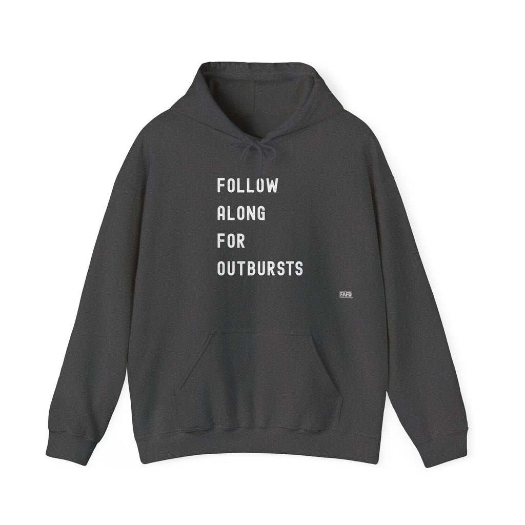 Follow Along for Outbursts Hoodie